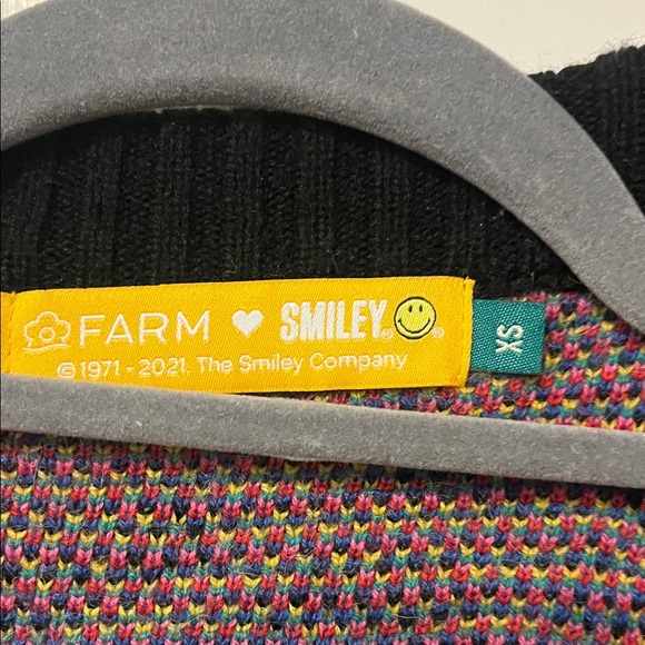 FARM Rio Multicolor Smiley Cardigan - Picture 2 of 6